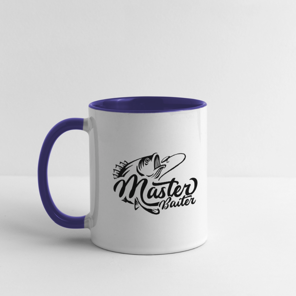 Master Baiter Funny Fishing Coffee Mug Color: white/black
