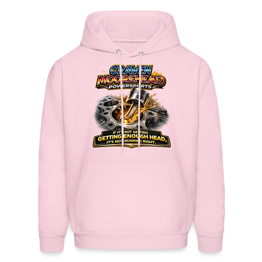 Craven Moorehead PowerSports Hoodie Color: Pale Pink
