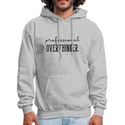 Professional Overthinker Hoodie - heather gray