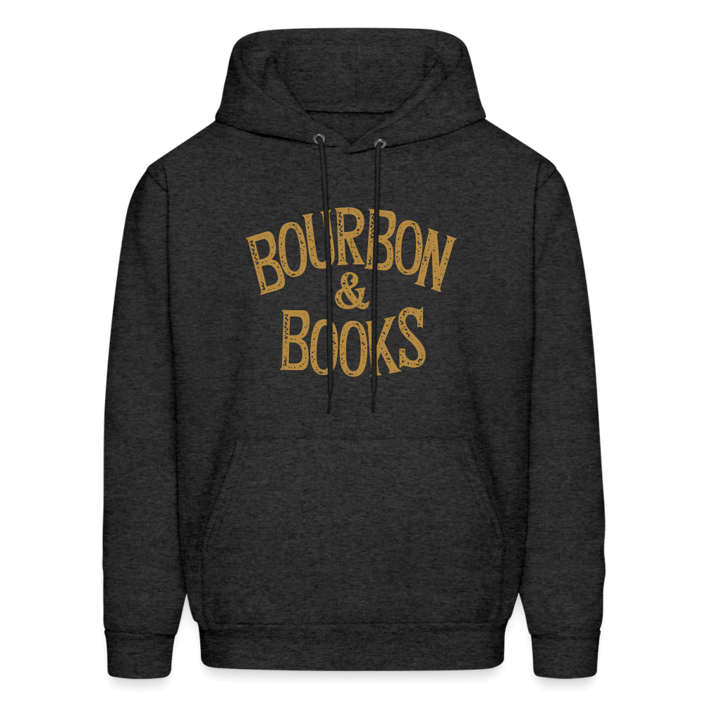 Bourbon & Books Hoodie - charcoal grey