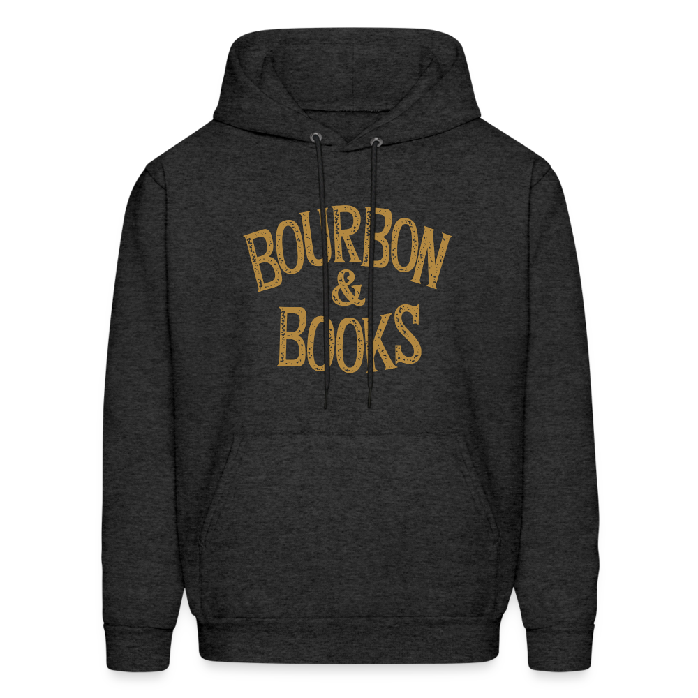 Bourbon & Books Hoodie - charcoal grey