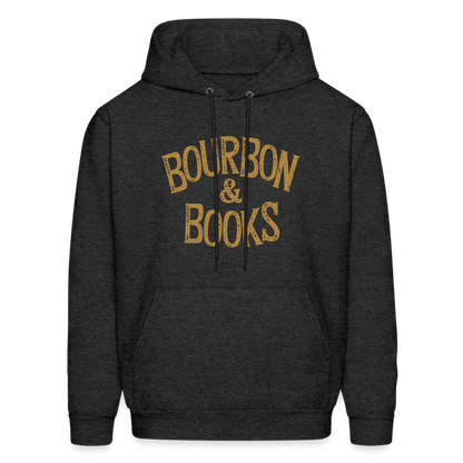 Bourbon & Books Hoodie - charcoal grey