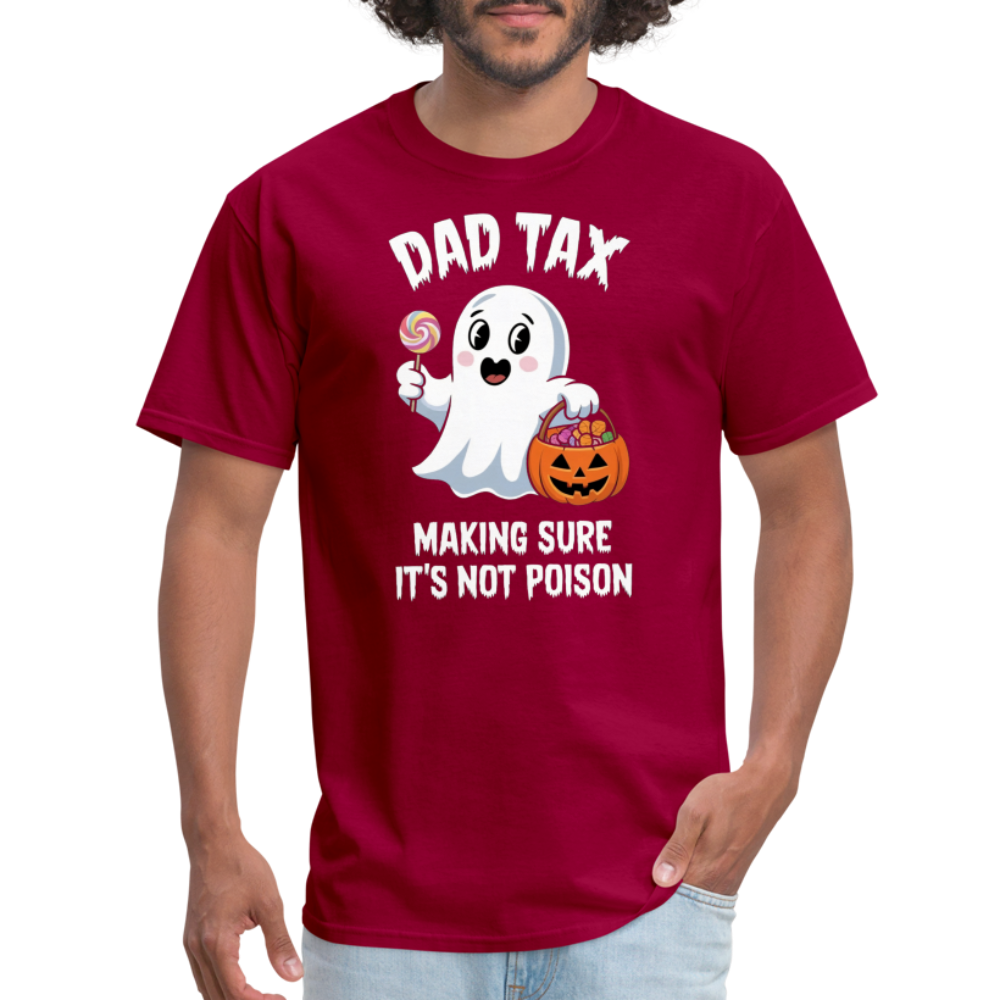 Dad Tax (Halloween) T-Shirt - dark red