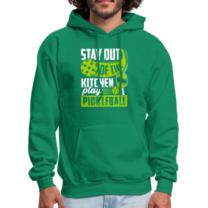 Stay Out Of The Kitchen Play Pickleball Hoodie - kelly green