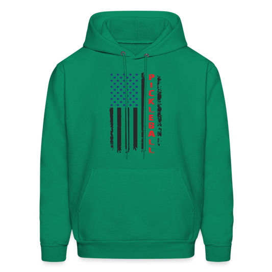 Pickleball Flag Hoodie - kelly green