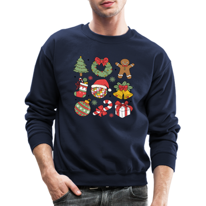 Christmas Holiday Season Sweatshirt - navy