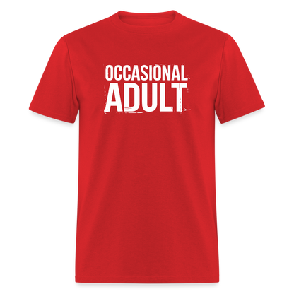 Occasional Adult T-Shirt - red