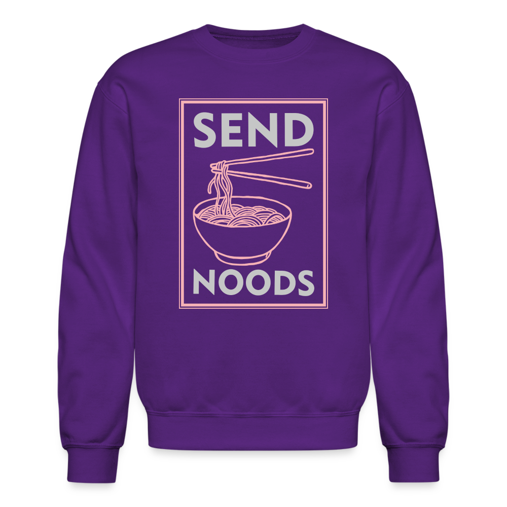 Send Noods Sweatshirt - purple