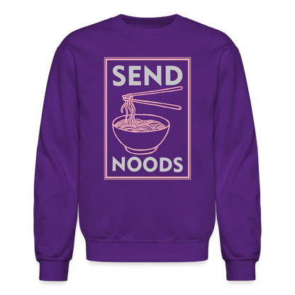 Send Noods Sweatshirt - purple