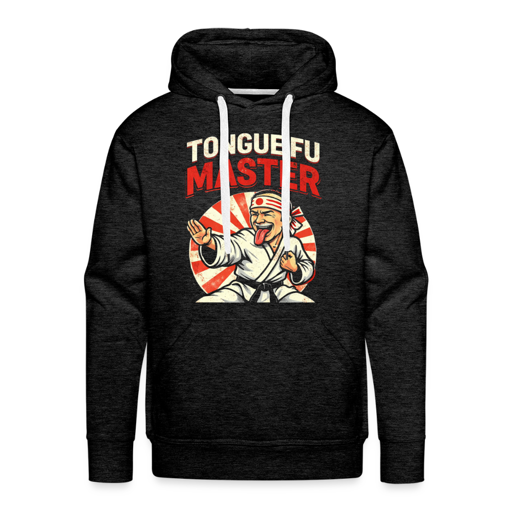 Tongue FU Master Premium Hoodie Color: Charcoal Grey