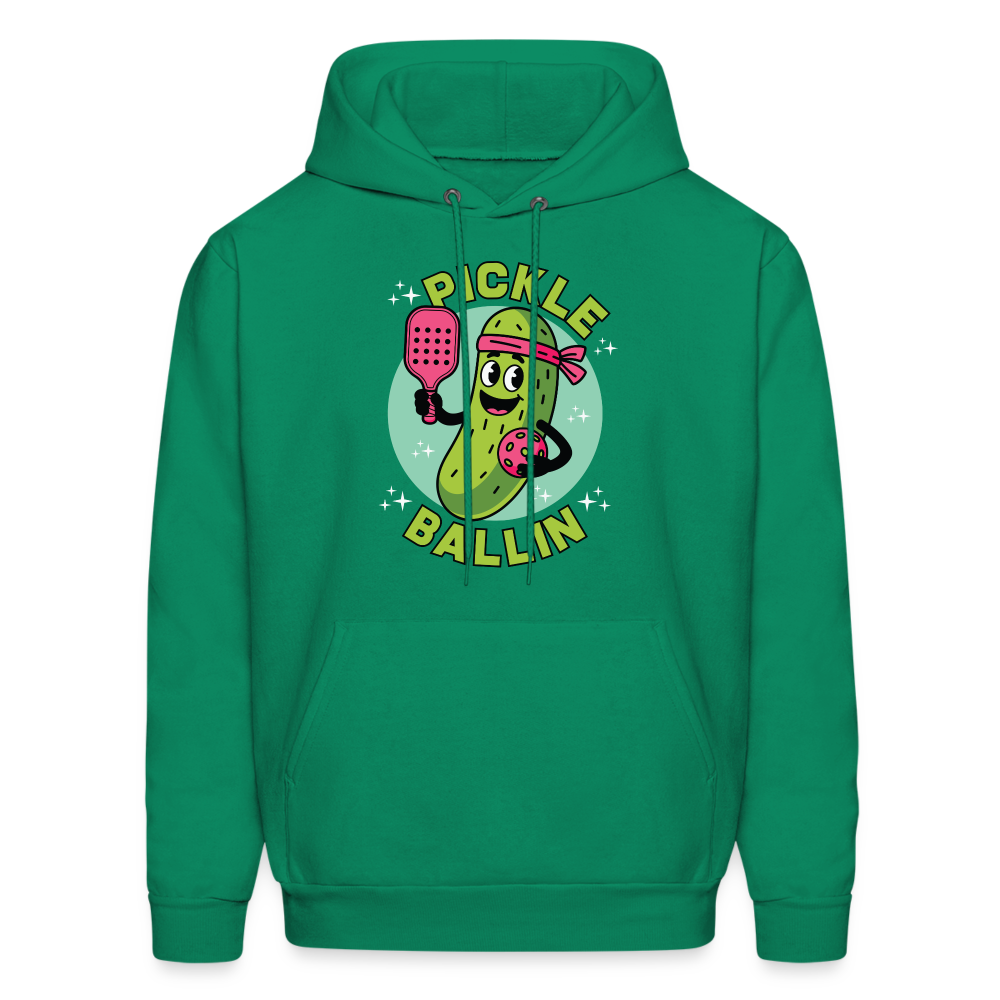 Pickle Ballin Hoodie - kelly green