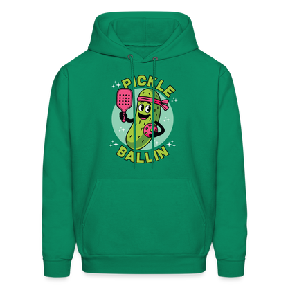 Pickle Ballin Hoodie - kelly green