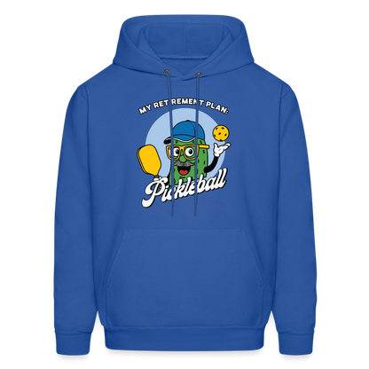 My Retirement Plan: Pickleball Hoodie - royal blue