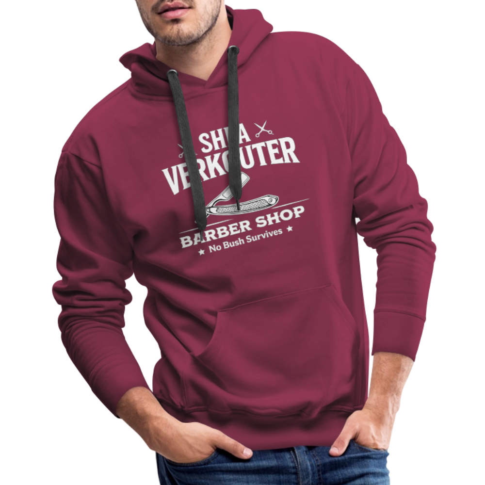Shea Verkouter Barber Shop Funny Adult Humor Premium Hoodie Color: Black