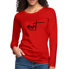 Aunt Like A Mom Only Cooler Women's Premium Long Sleeve T-Shirt