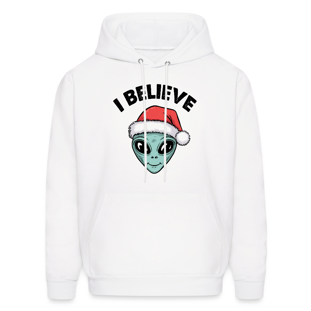 I Believe in Santa Hoodie - white