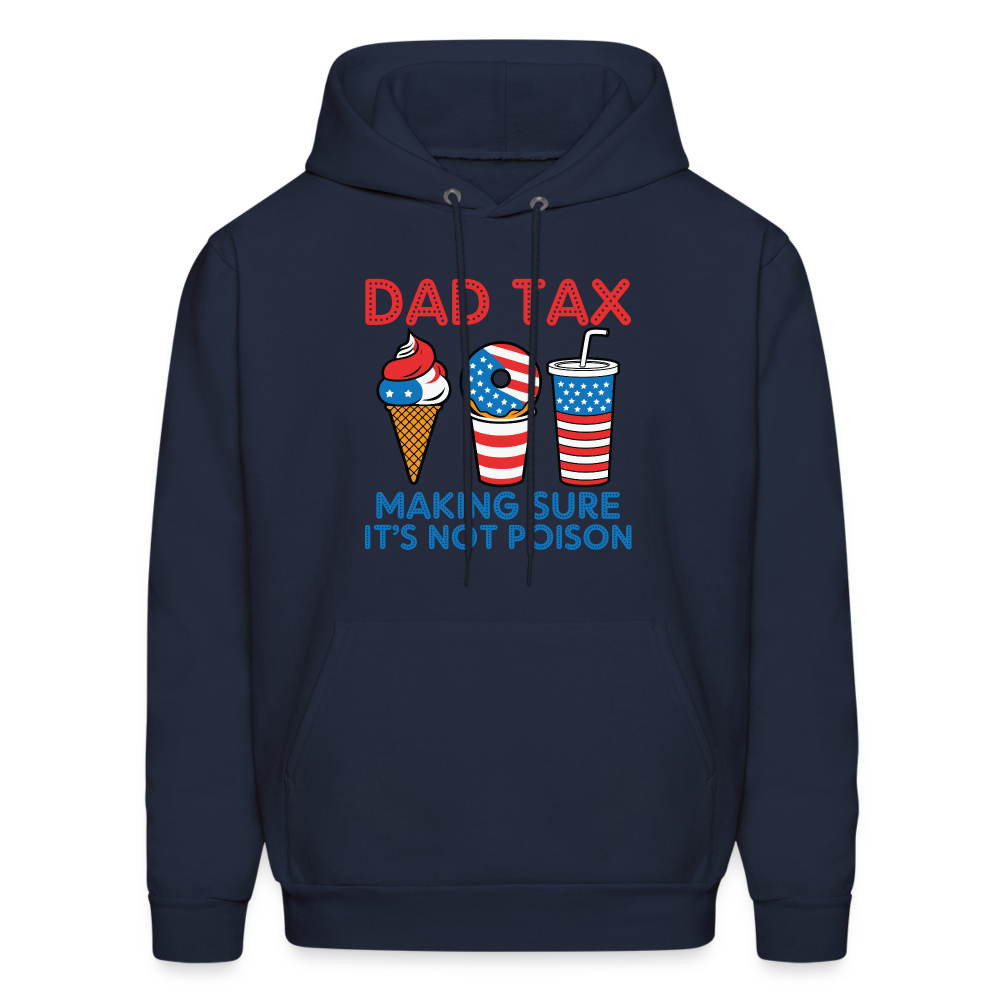 Dad Tax Hoodie (Red White Blue) - navy