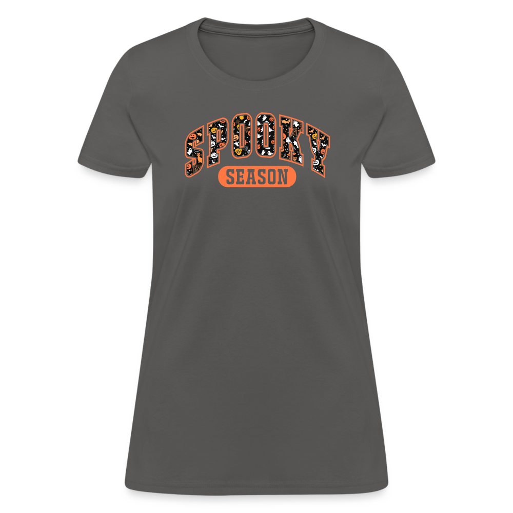 Spooky Season Women's T-Shirt (Halloween) - charcoal