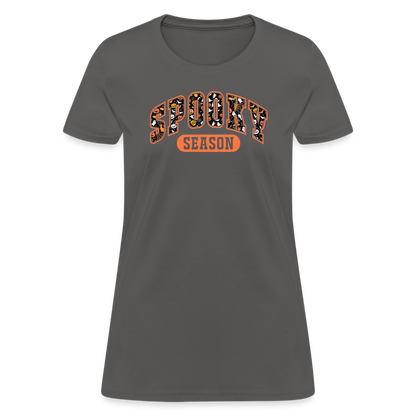 Spooky Season Women's T-Shirt (Halloween) - charcoal