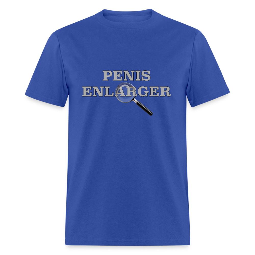 Penis Enlarger T-Shirt (Funny Adult Humor) - royal blue