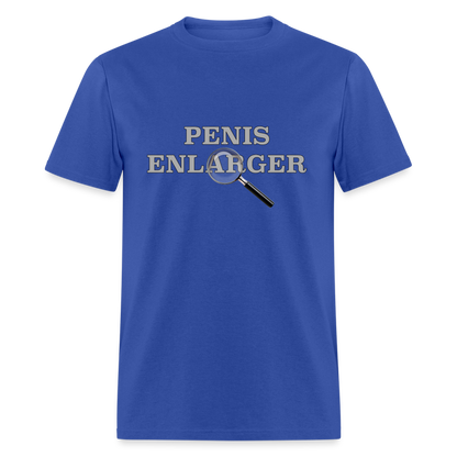 Penis Enlarger T-Shirt (Funny Adult Humor) - royal blue