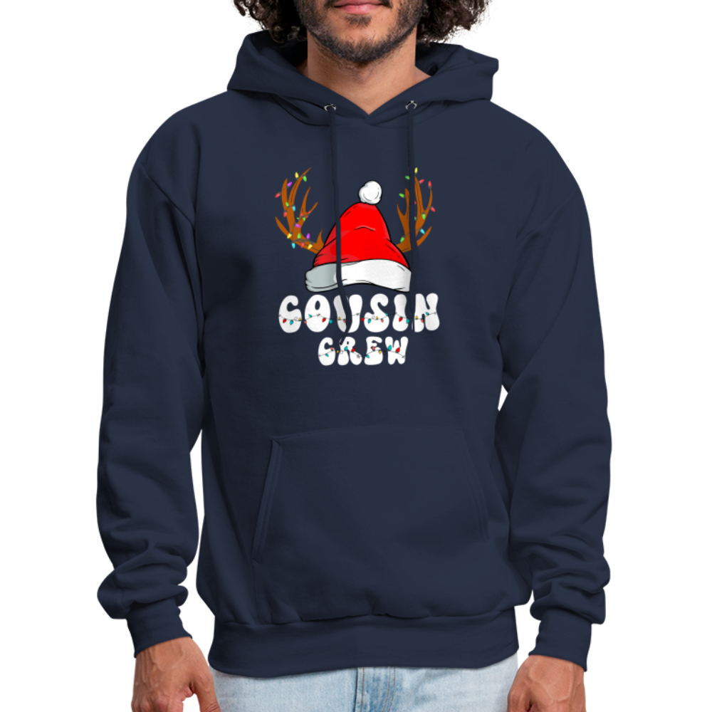 Cousin Crew Christmas Hoodie - navy