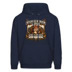 Stuffed Beaver Lodge Funny Adult Hoodie
