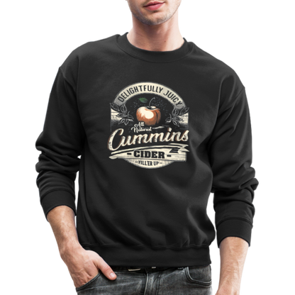 Vintage Cummins Cider (Funny Adult Humor) Sweatshirt - black