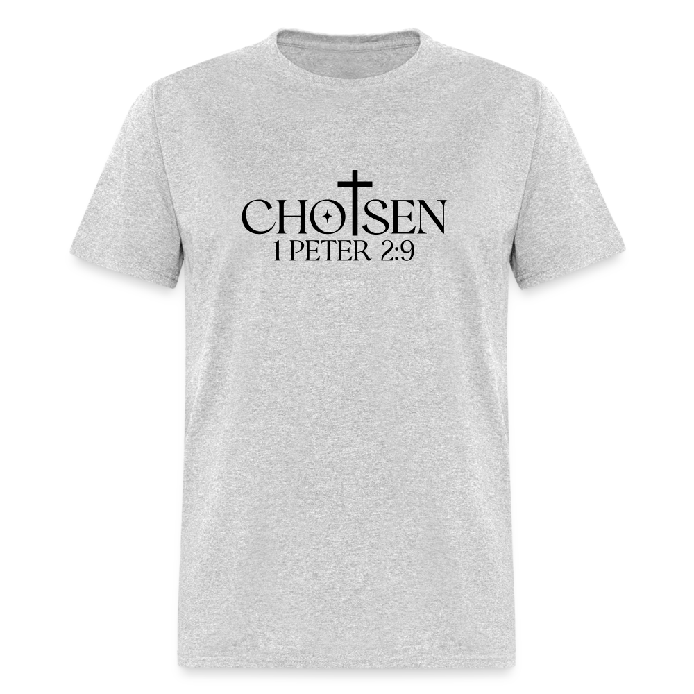 Chosen 1 Peter 2:9 T-Shirt - heather gray