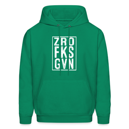 ZRO FKS GVN (Zero Fucks Given) Hoodie - kelly green