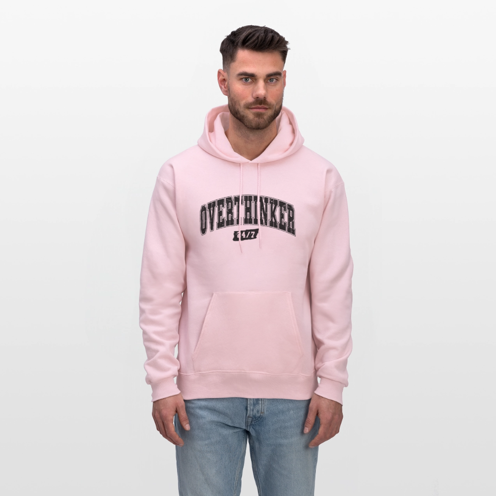 Overthinker 24/7 Hoodie – Stay Cozy While Overthinking - pale pink
