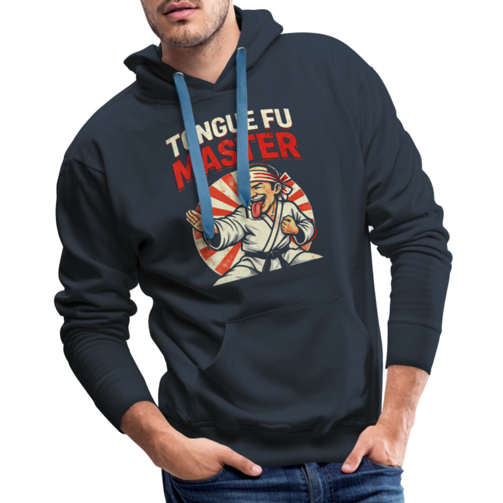 Tongue FU Master Premium Hoodie Color: Black