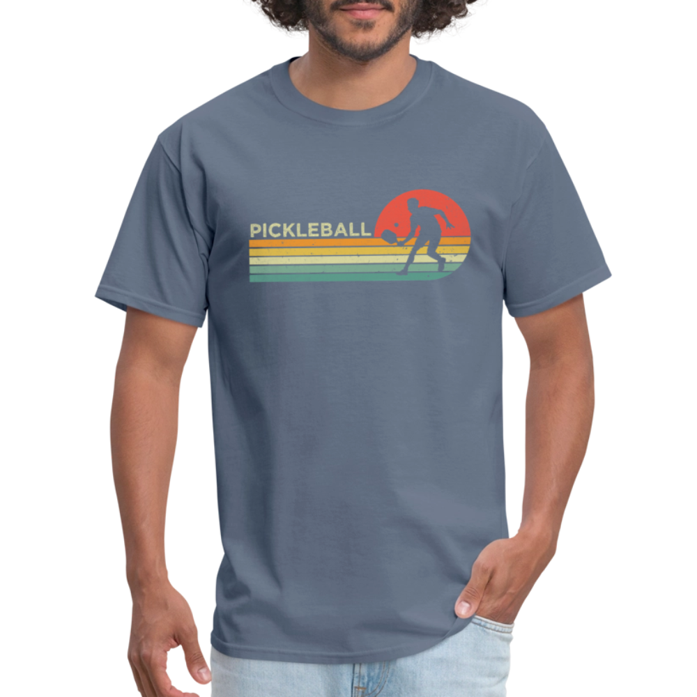 Retro Pickleball T-Shirt - denim