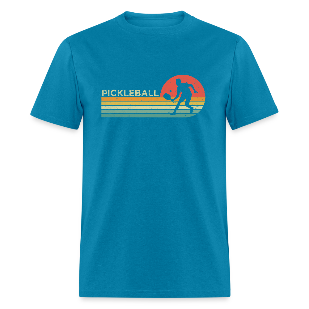 Retro Pickleball T-Shirt - turquoise