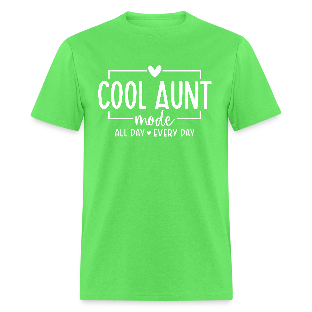 Cool Aunt Mode T-Shirt - kiwi