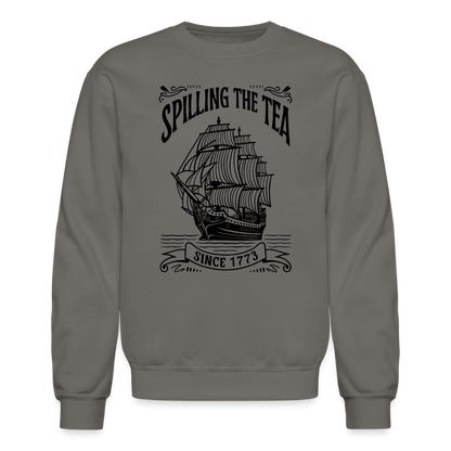 Spilling The Tea sine 1773 Sweatshirt - asphalt gray