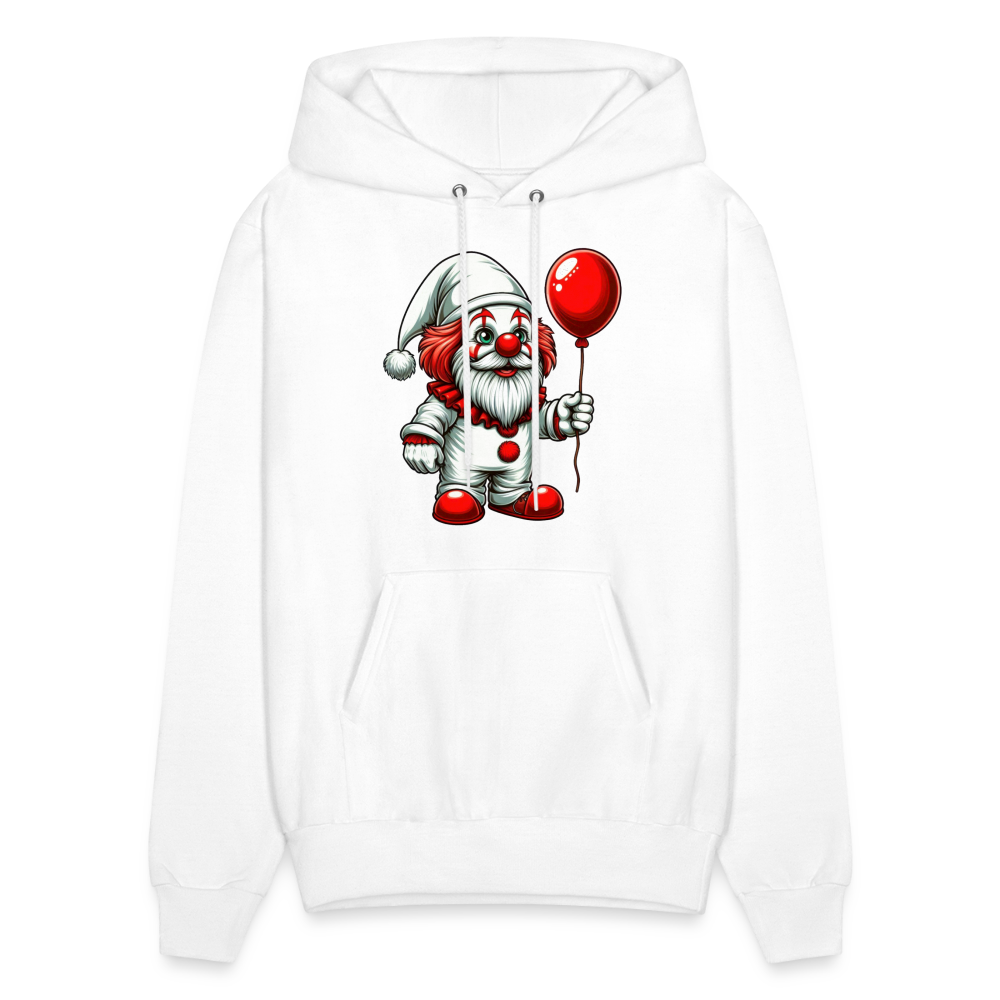 Gnome Clown Hoodie - white