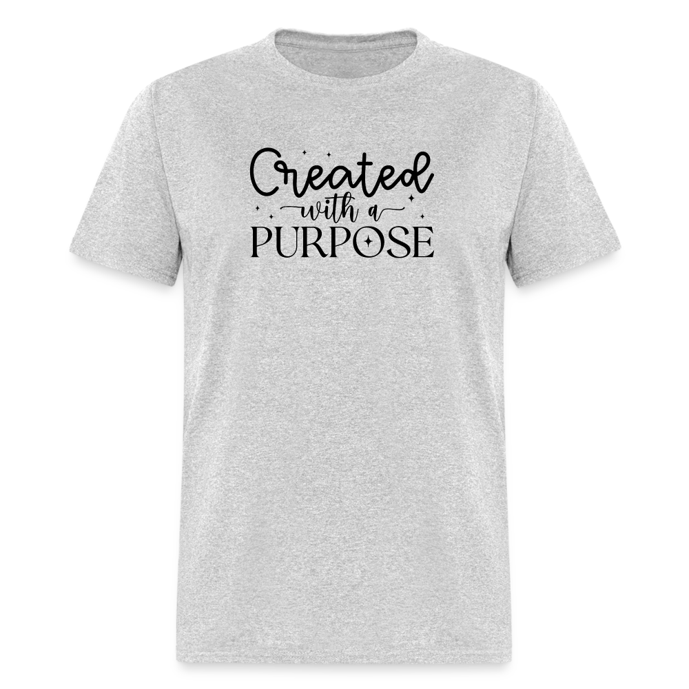 Created with a Purpose T-Shirt - heather gray