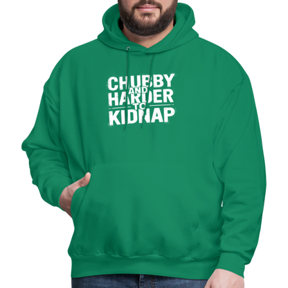 Chubby and Harder to Kidnap Hoodie - kelly green