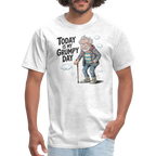 Today Is My Grumpy Day Funny T-Shirt - light heather gray