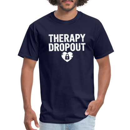 Therapy Dropout T-Shirt - navy