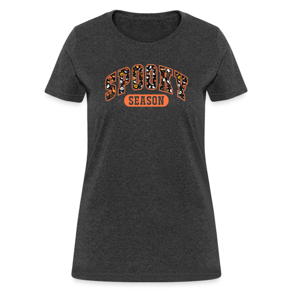 Spooky Season Women's T-Shirt (Halloween) - heather black