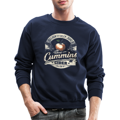 Vintage Cummins Cider (Funny Adult Humor) Sweatshirt - navy