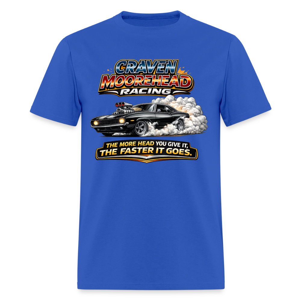 Craven Moorehead Racing T-Shirt Color: Royal Blue
