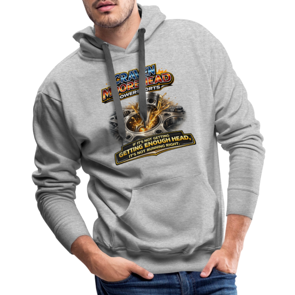 Craven Moorehead Powersports Funny Adult Humor Premium Hoodie Color: Black