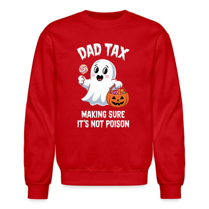 Dad Tax (Halloween) Sweatshirt - red