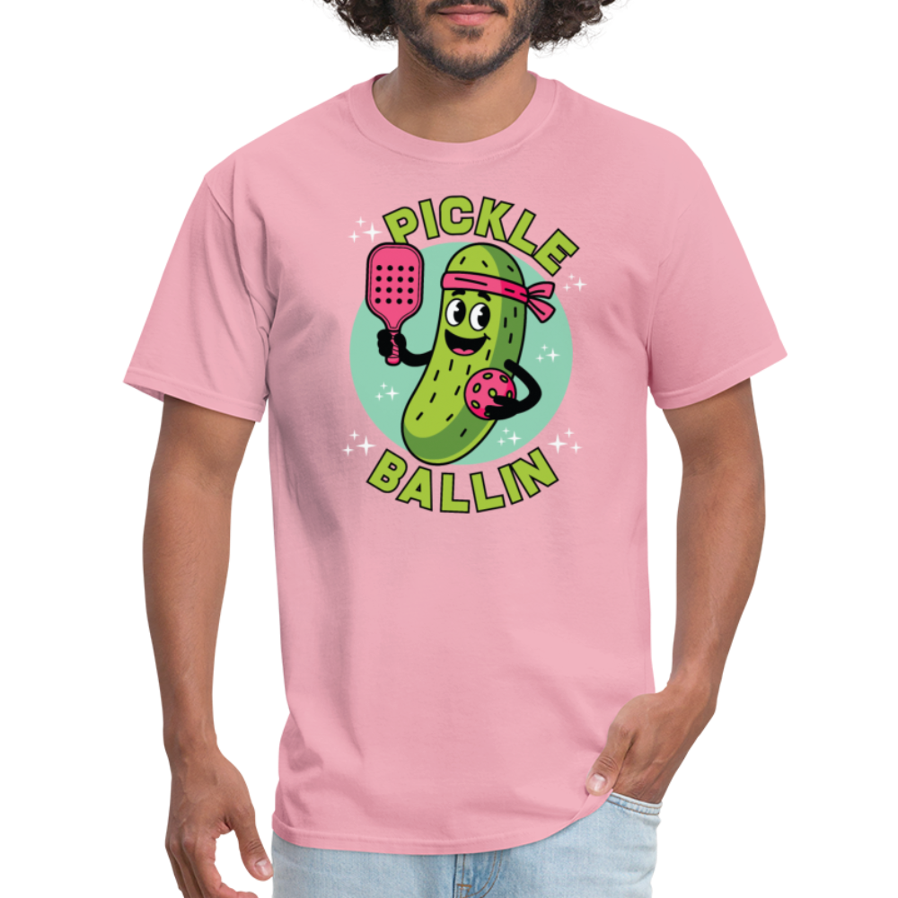 Pickle Ballin T-Shirt - pink