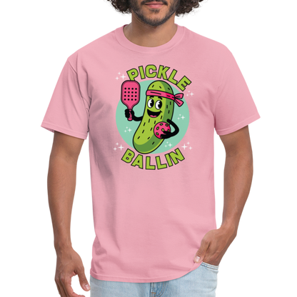 Pickle Ballin T-Shirt - pink