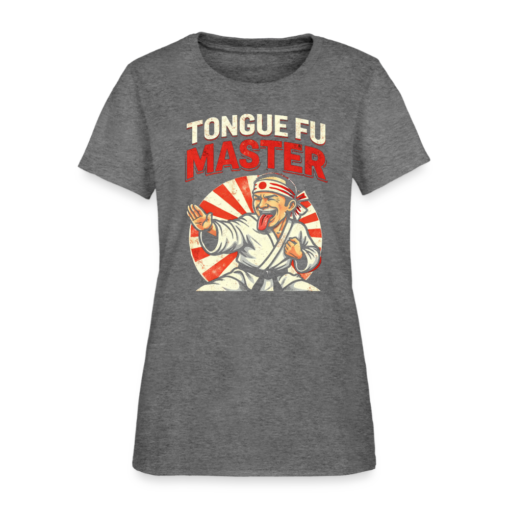Tongue FU Master Women’s T-Shirt Color: Graphite Heather