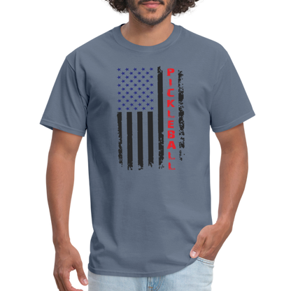 Pickleball Flag T-Shirt - denim